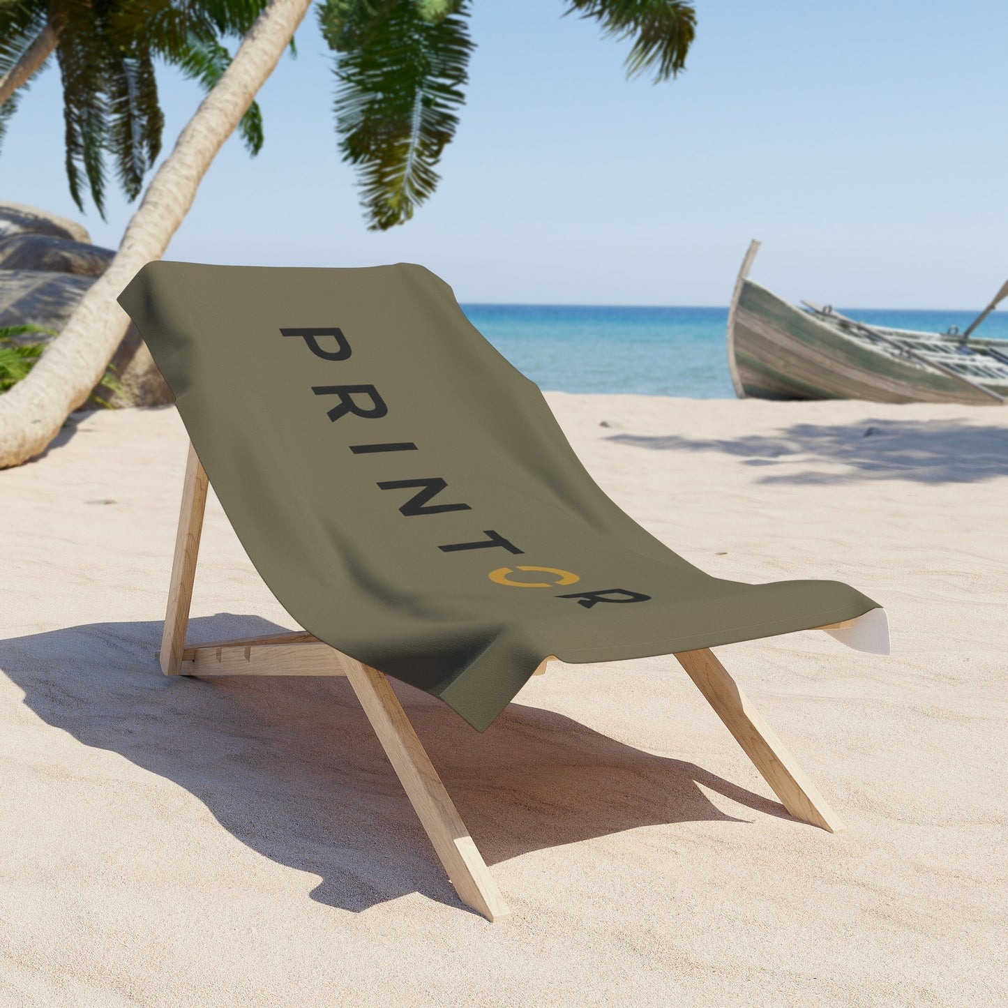 Printor Beach Towel