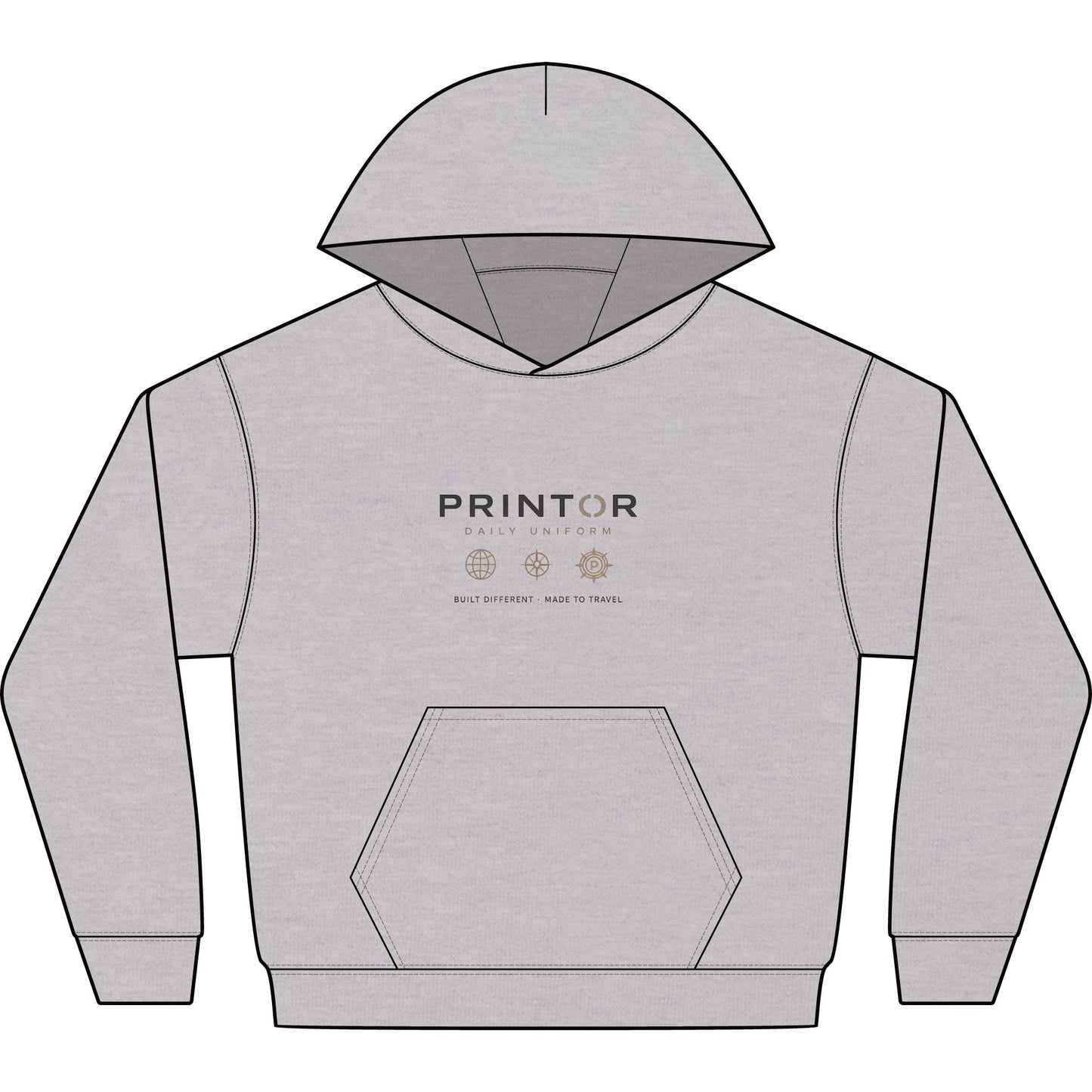 PRINTOR MOVE Heavyweight Hoodie