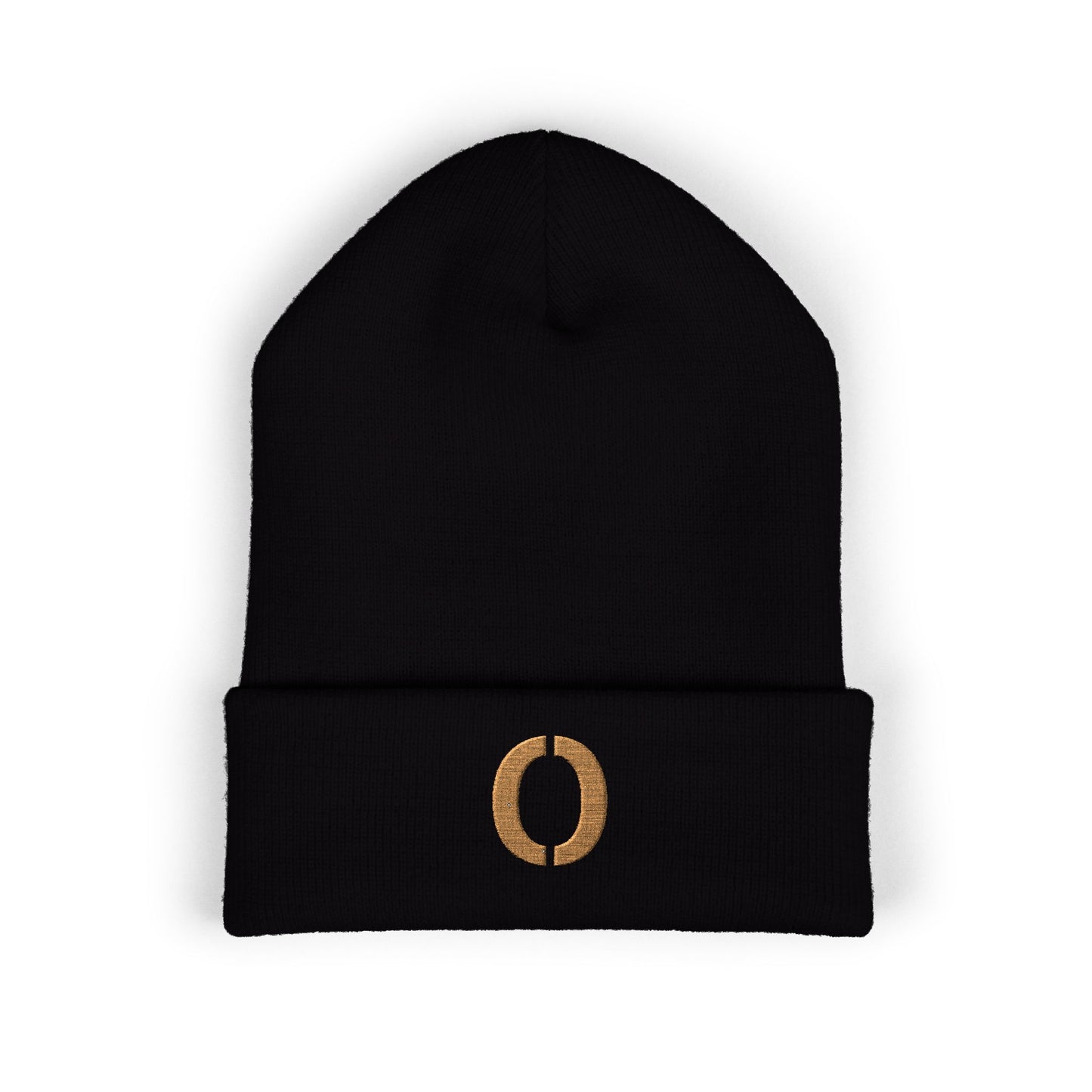 Embroidered Printor Split O Beanie