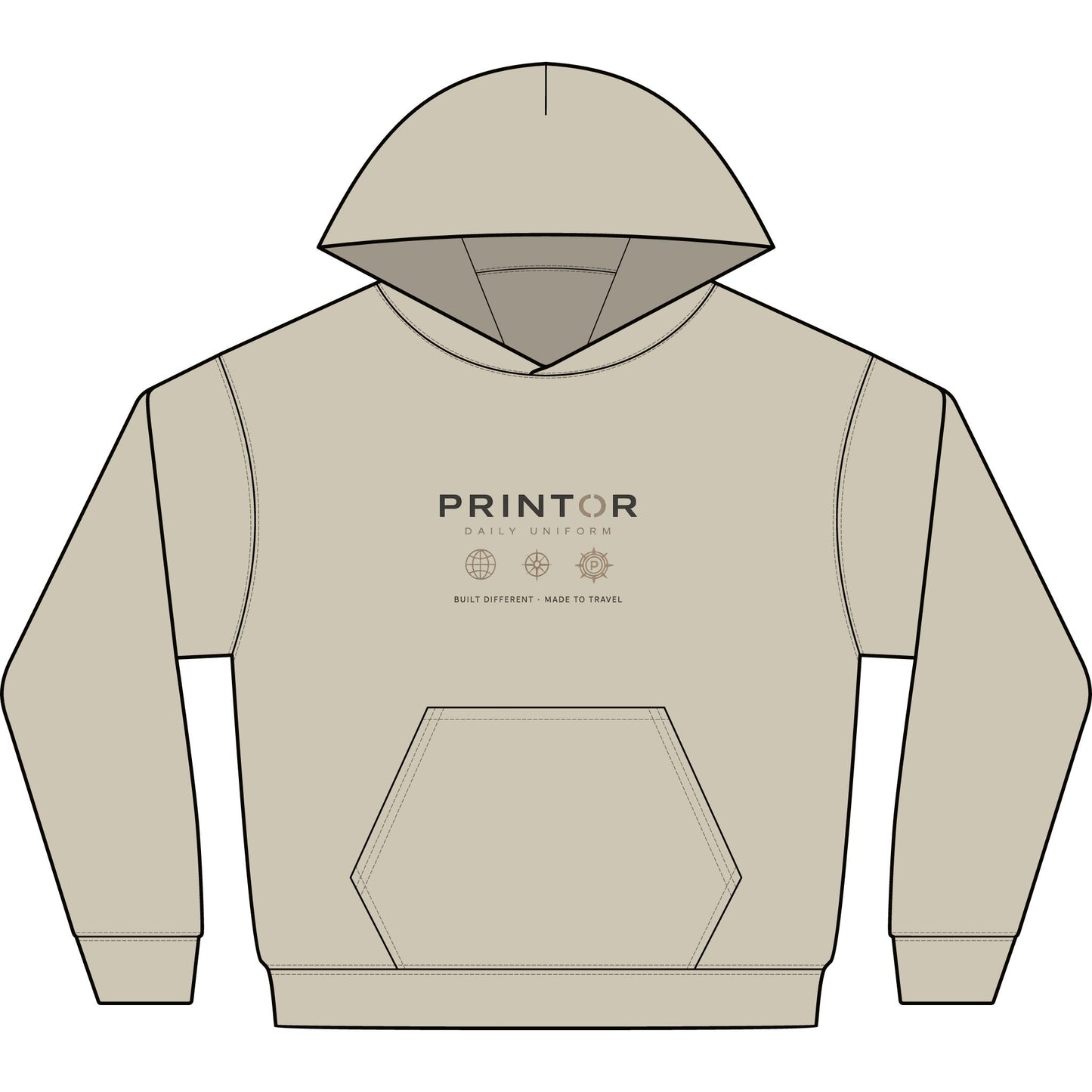PRINTOR MOVE Heavyweight Hoodie