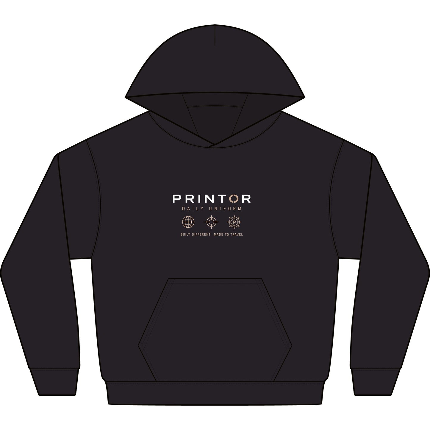 PRINTOR MOVE Heavyweight Hoodie