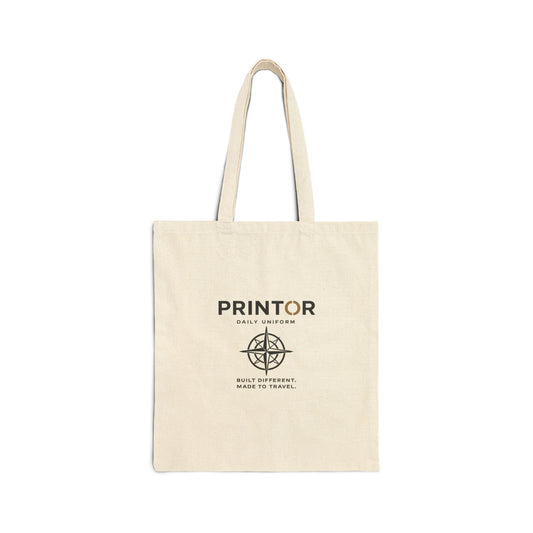 Printor Compass Canvas Tote Bag