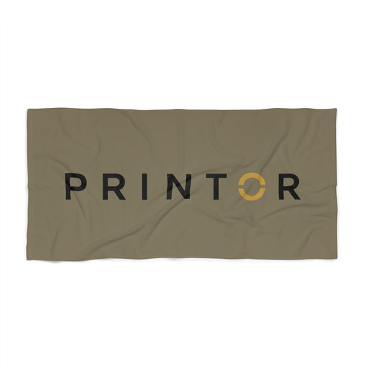 Printor Beach Towel