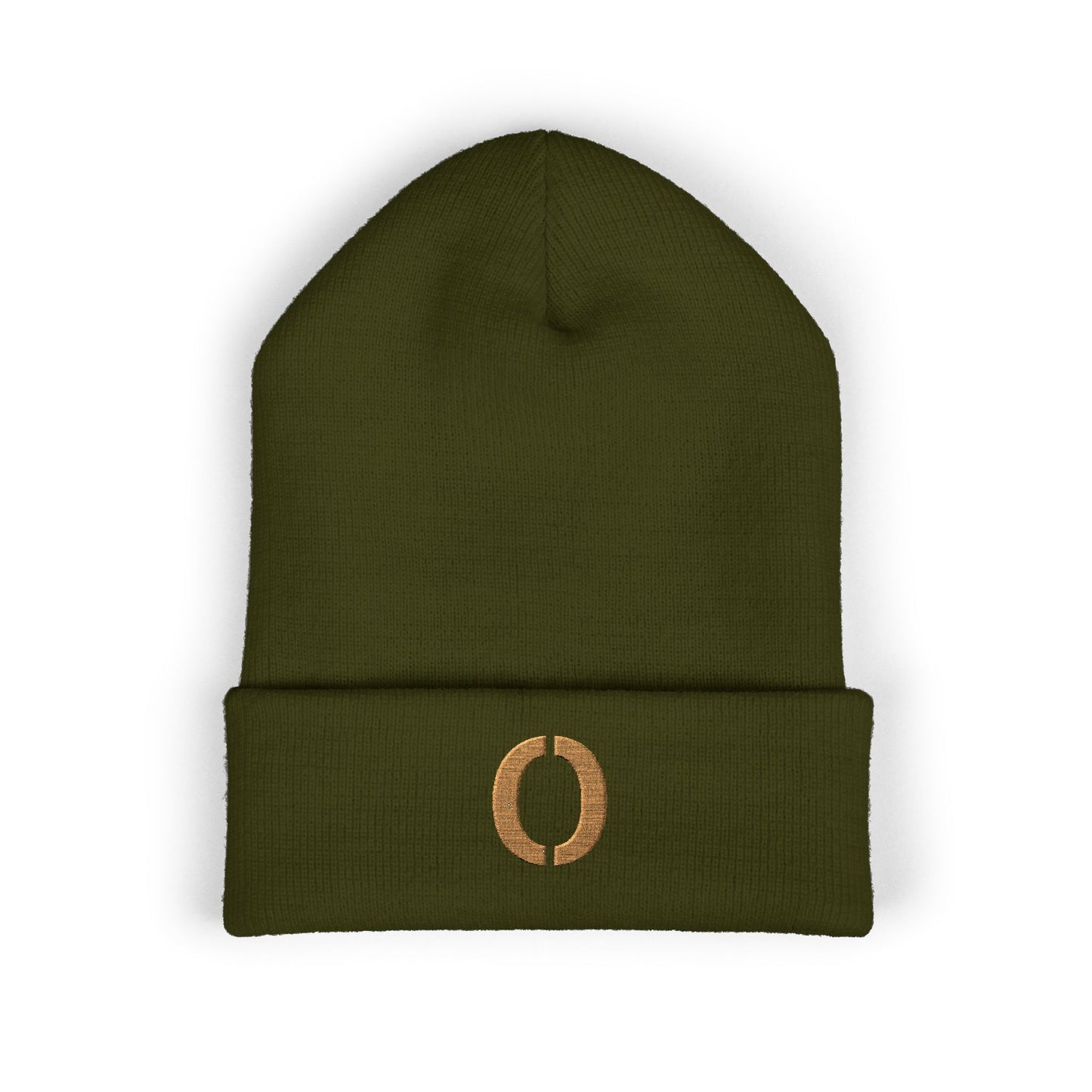 Embroidered Printor Split O Beanie