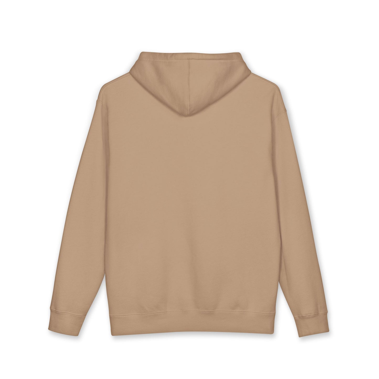 PRINTOR Logo Hoodie – Minimalist Cream Pullover ‘Move With Purpose’