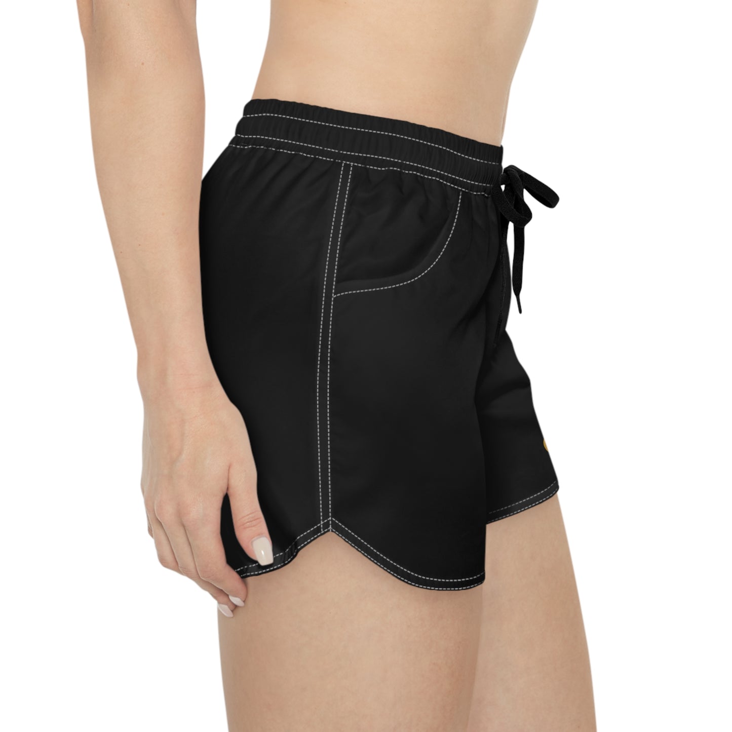 MOVE Women's Casual Shorts — Lightweight Athletic Lounge Shorts with Subtle Gold Logo