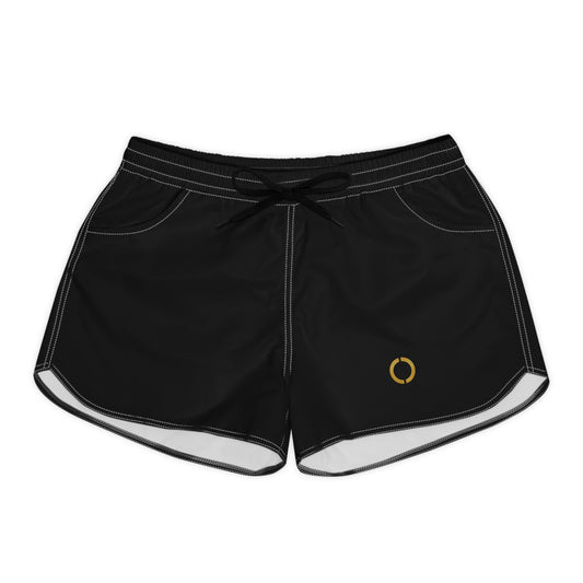 MOVE Women's Casual Shorts — Lightweight Athletic Lounge Shorts with Subtle Gold Logo