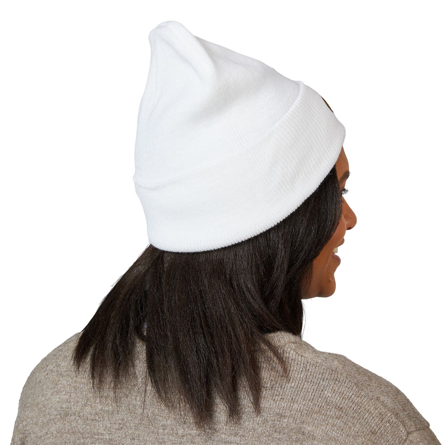 Embroidered Printor Split O Beanie