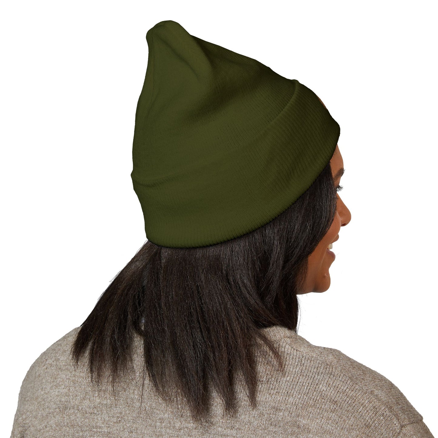Embroidered Printor Split O Beanie